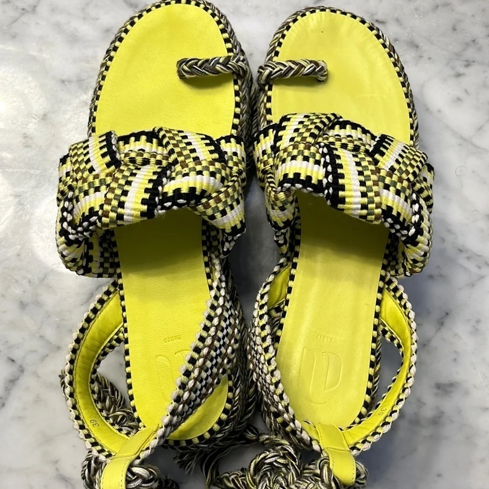 Free People Amambaih Gabriela Wrap Sandals in Size 39 EU Size 9 US NEW